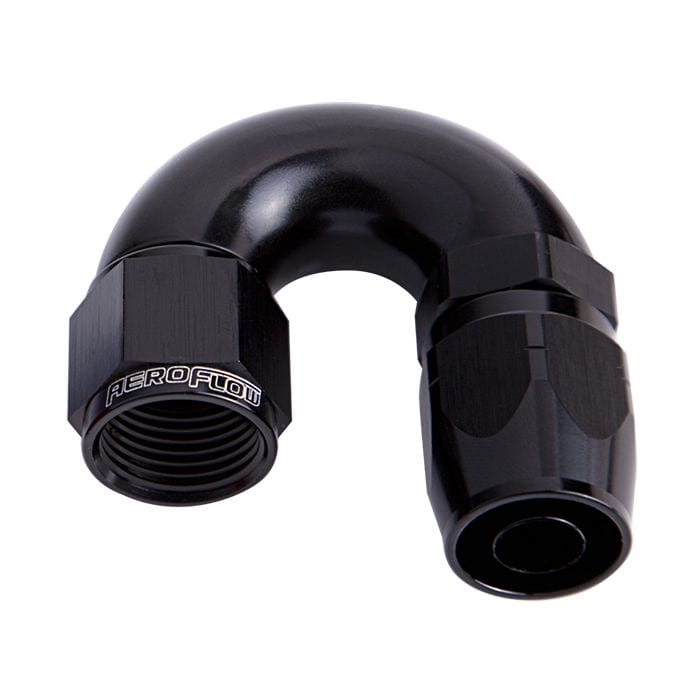 Aeroflow Performance Aeroflow Fittings 550 Series Cutter One-Piece Full Flow Swivel 180° Hose End AF556 SR