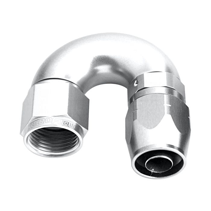 Aeroflow Performance Aeroflow Fittings 550 Series Cutter One-Piece Full Flow Swivel 180° Hose End AF556 SR