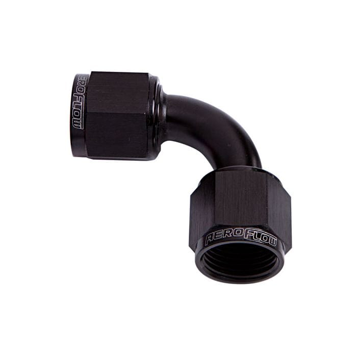 Aeroflow Performance Aeroflow Fittings 90° Female Swivel Coupler AF133 SR
