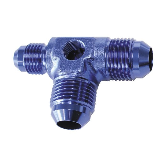 Aeroflow Performance Aeroflow Fittings Flare AN Tee with 1/8" NPT Ports AF824 SR