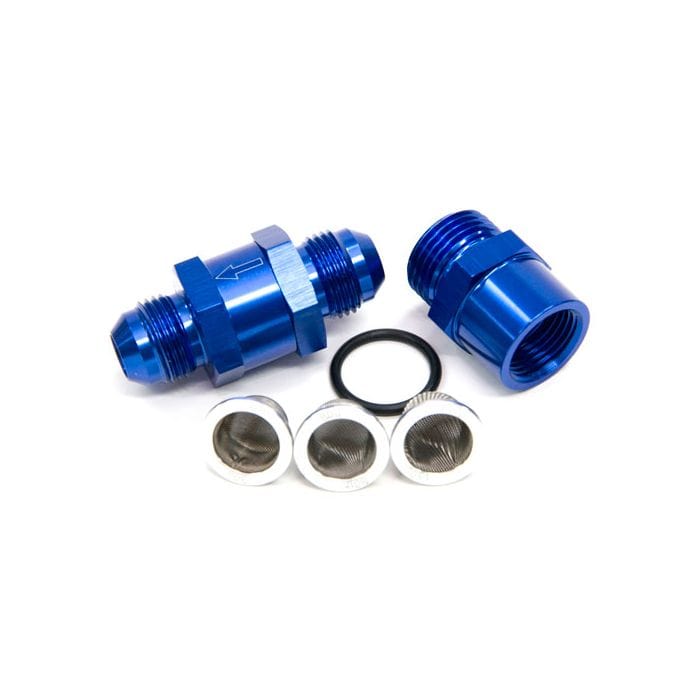 Aeroflow Performance Aeroflow Fittings Inline Fuel & Oil Filter. Includes 30, 80 and 150 Micron Elements SR