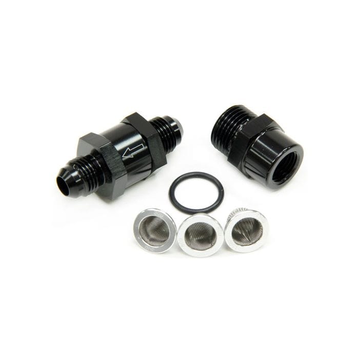 Aeroflow Performance Aeroflow Fittings Inline Fuel & Oil Filter. Includes 30, 80 and 150 Micron Elements SR