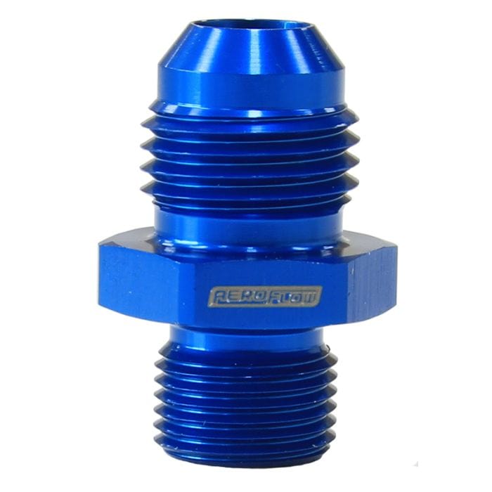 Aeroflow Performance Aeroflow Fittings Metric to Male Flare Adapter M12 x 1.0mm AF738 SR
