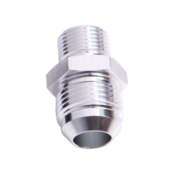 Aeroflow Performance Aeroflow Fittings Metric to Male Flare Adapter M12 x 1.25mm AF730 SR