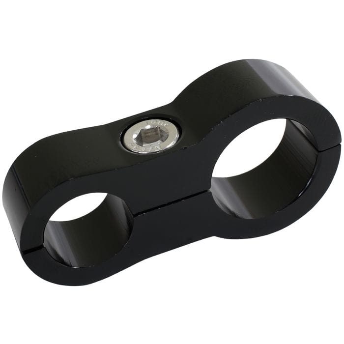 Aeroflow Performance Aeroflow Fittings Stepped Billet Aluminium Dual Hose Separators AF156
7/16" (11.1mm) I.D. & 9/16" (14.2mm) I.D., Suit -6AN & -8AN PTFE hose, SR