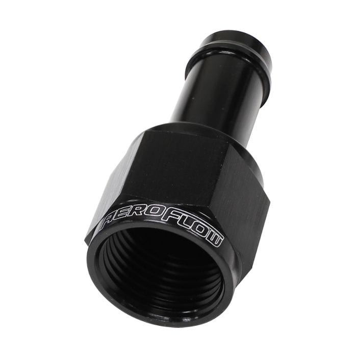 Aeroflow Performance Aeroflow Fittings Straight Hose Barb AF411 to - Female - Mulitple Sizes SR