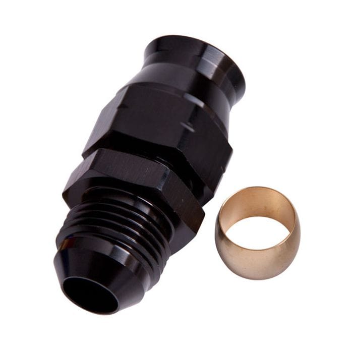 Aeroflow Performance Aeroflow Fittings Tube to Male AN Adapter AF108 SR