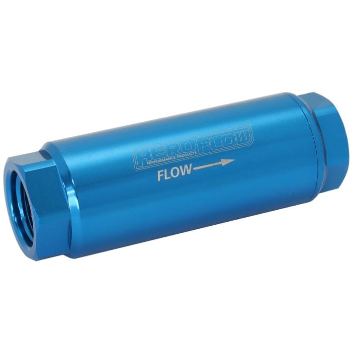 Aeroflow Performance Aeroflow Pro Filter with -8AN ORB Ports. 3-1/2" x 1-1/4" SR