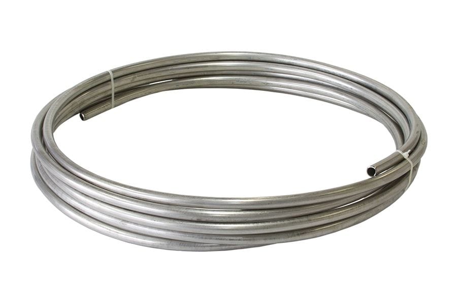 Aeroflow Performance Aeroflow Stainless Steel Fuel Line 1/2" (12.7mm) 25ft (7.6m) Length Roll AF66-3001SS SR