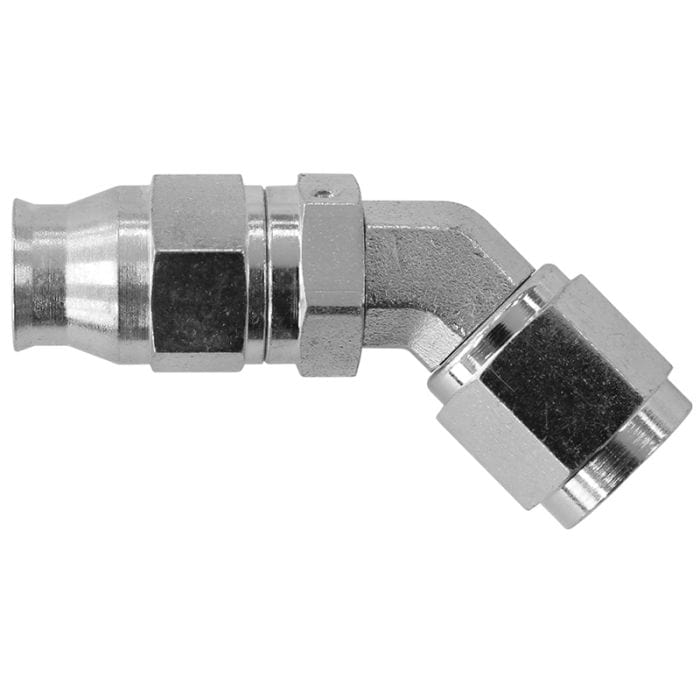 Aeroflow Performance Aeroflow Straight & 45 & 90 Degree Stainless Steel & Steel Hose Ends PTFE Hose SR