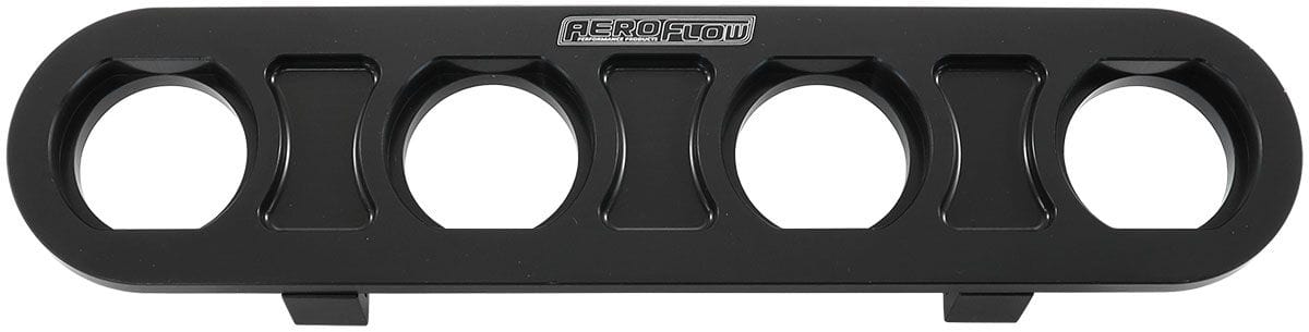 Aeroflow Performance Aeroflow Universal Modular 4-Port Billet Bulkhead Plate SR