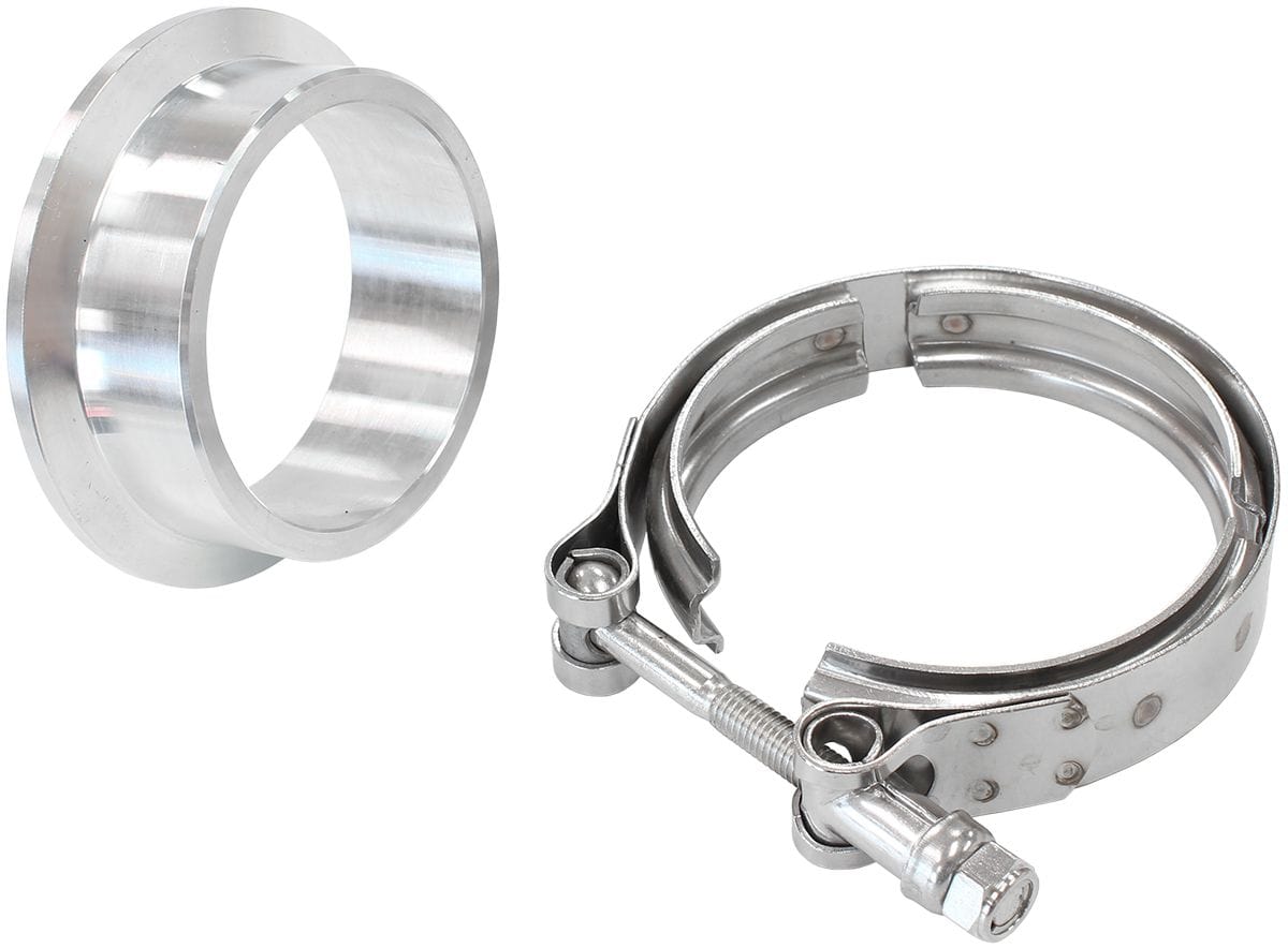 Aeroflow Performance AF8080-1025 - 2.57" ALLOY BOOSTED V-BAND KIT AF8080-1025 - 2.57" ALLOY BOOSTED V-BAND KIT SR