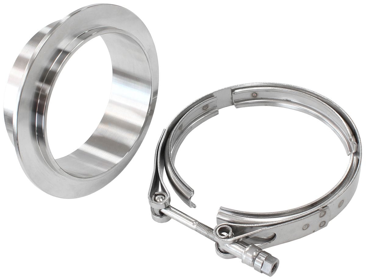 Aeroflow Performance AF8080-1026 - 3.38" SS TO BOOSTED V-BAND KIT AF8080-1026 - 3.38" SS TO BOOSTED V-BAND KIT SR