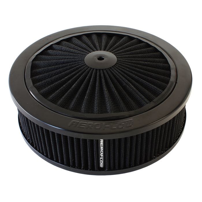Aeroflow Performance Air Filters AF2251-3150 Black Full Flow Air Filter Assembly
9" x 2-3/4", 5-1/8" neck, black washable cotton element SR