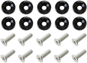 Aeroflow 5/16" Billet Dress-Up / Fender Bolt Kit (10 pack) AF64-4371BLK