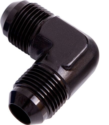 Aeroflow Performance Black Finish Aeroflow 90° Male Flare Union -10AN AF821-10BLK SR