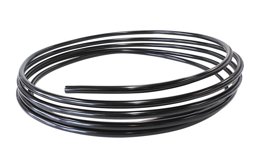 Aeroflow Performance Black Finish Aeroflow Aluminium Fuel Line 3/4" (19.05mm) 25ft. Length Roll AF66-3003BLK SR