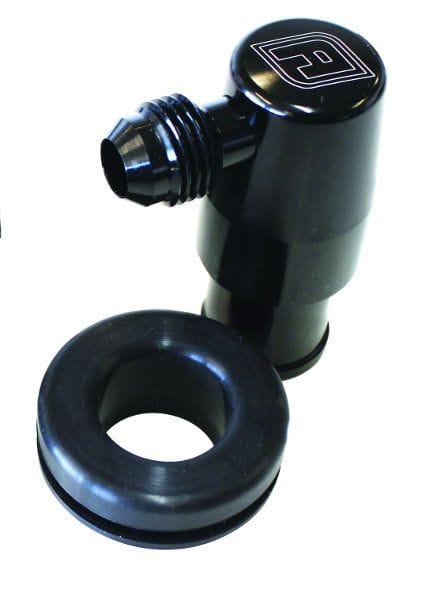 Aeroflow Performance Black Finish. Aeroflow Billet PCV Valve with -6AN AF64-2107BLK SR