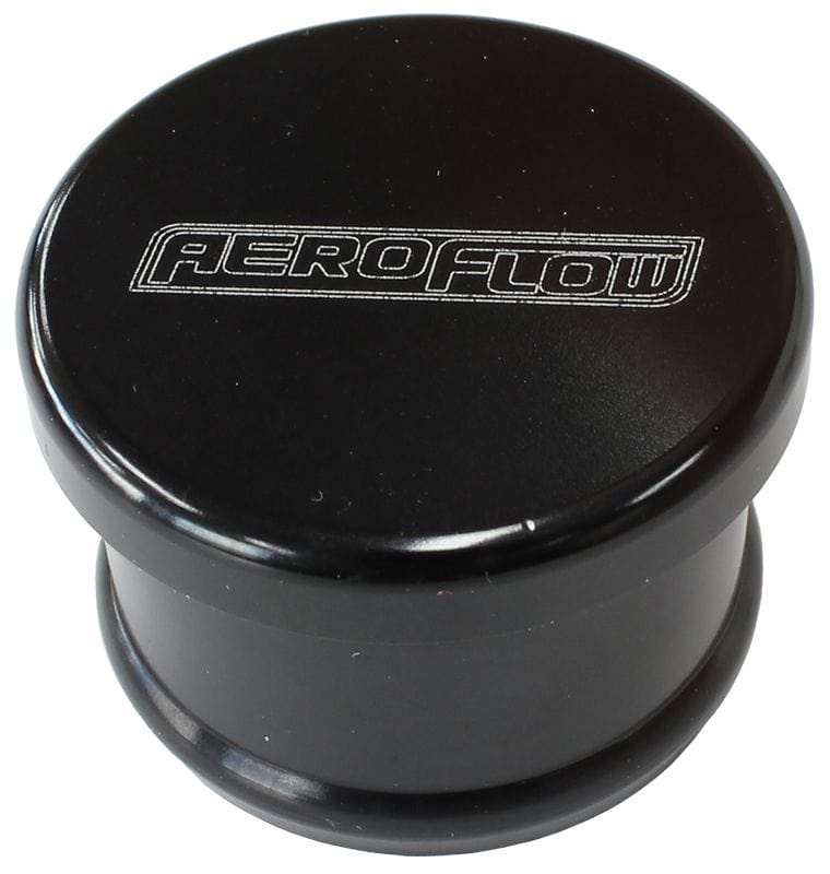 Aeroflow Performance Black Finish Aeroflow Blow-Off Valve Block-Off Plug - 33mm AF64-5233BLK SR