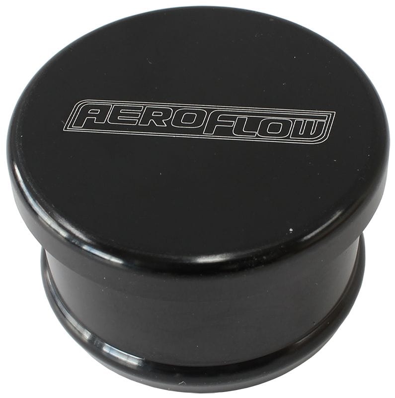 Aeroflow Performance Black Finish Aeroflow Blow-Off Valve Block-Off Plug - 38mm AF64-5238BLK SR
