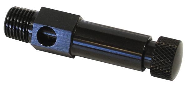 Aeroflow Performance Black Finish Aeroflow Injector Hat Adjustable Air Bleed AF49-2000BLK SR