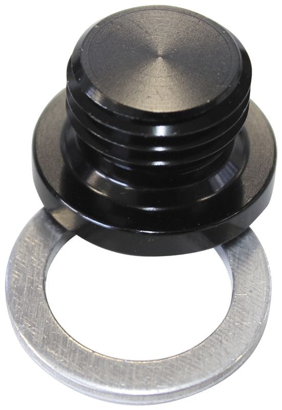 Aeroflow Performance Black Finish. Aeroflow Metric Port Plug M12 x 1.5 AF814-M12BLK SR
