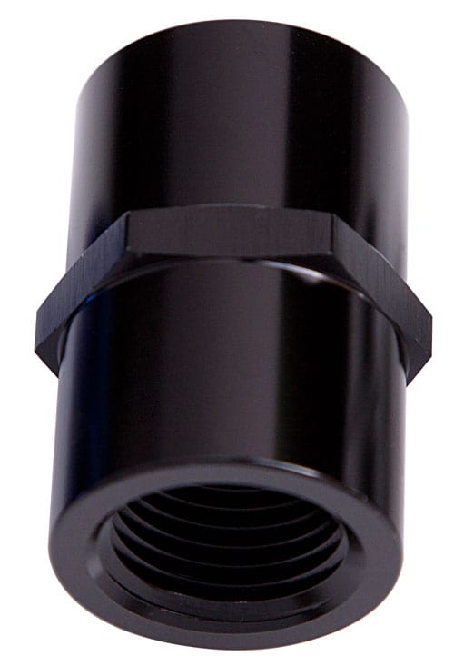 Aeroflow Performance Black Finish Aeroflow NPT Female Coupler 1/4" AF910-04BLK SR