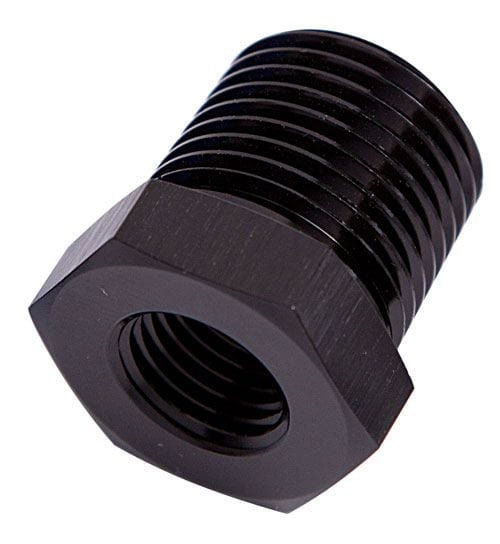 Aeroflow Performance Black Finish Aeroflow NPT Pipe Reducer 1" to 3/4" AF912-16-12BLK SR