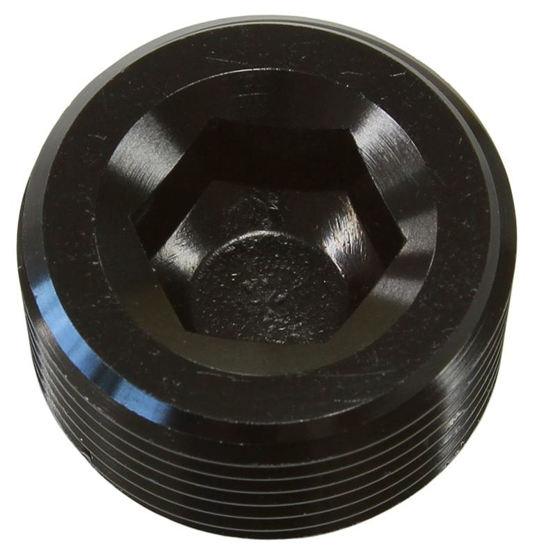 Aeroflow Performance Black Finish Aeroflow NPT Plug 3/4" AF932-12BLK SR