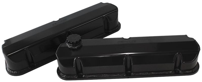 Aeroflow Performance Black Finish. Sold as a Pair Aeroflow Ford Windsor 289-351 Fabricated Billet Valve Covers AF77-5002BLK SR