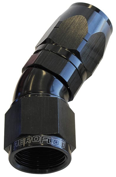 Aeroflow Performance Black Finish. Suits 100 & 450 Series Hose Aeroflow 550 Series Cutter One-Piece Full Flow Swivel 30° Hose End -8AN AF557-08BLK SR