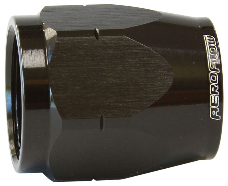 Aeroflow Performance Black Finish. Suits 500, 550 and 880 Series Hose Ends Aeroflow Cutter Style Hose End Socket -4AN AF559-04DCBLK SR