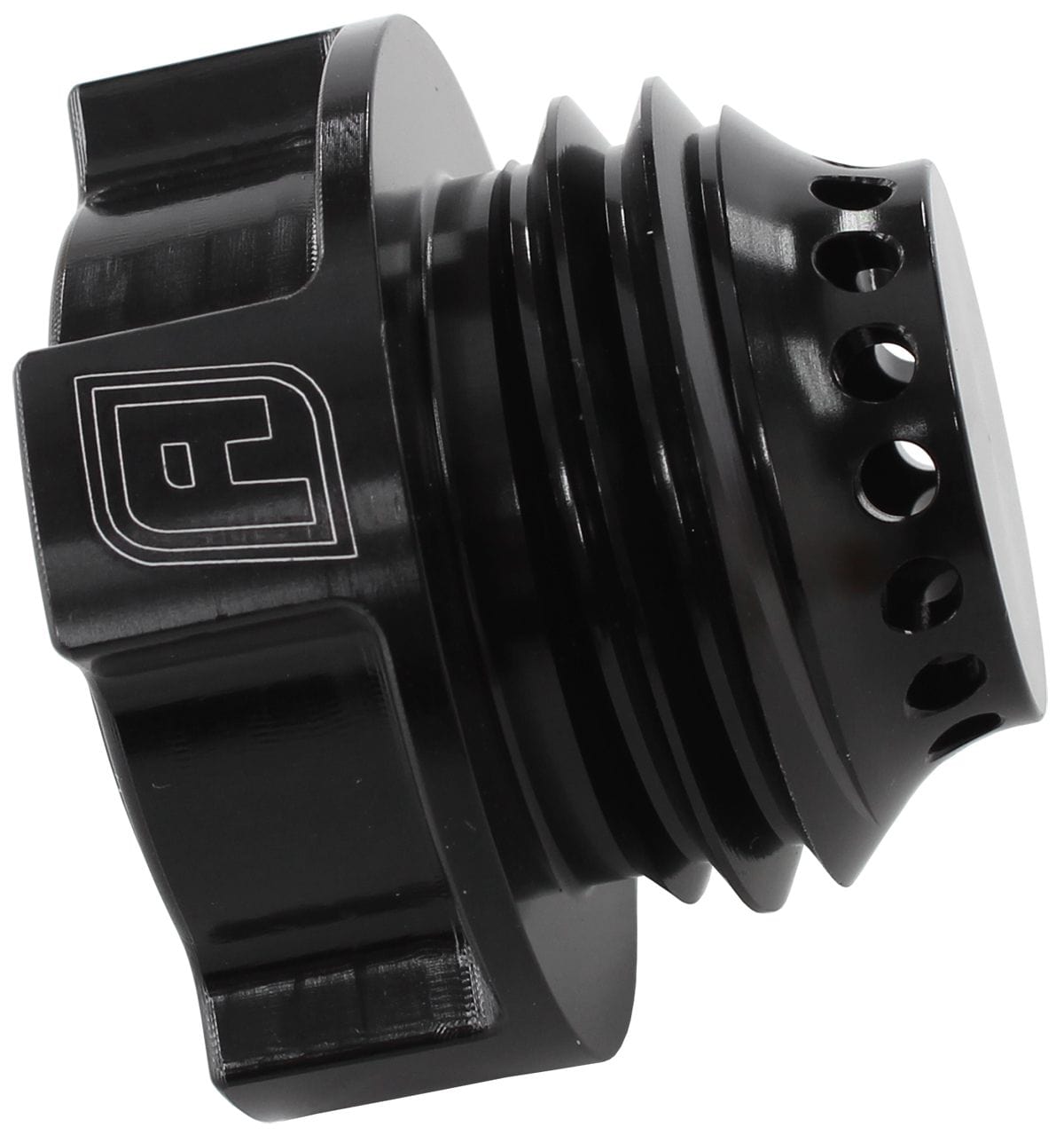 Aeroflow Performance Black Finish. Suits Ford 4.0L 'Barra' 6 Cylinder Engine Aeroflow Oil Fill/Breather Cap AF708-10-12BLK SR