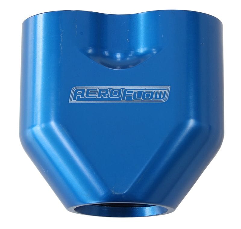 Aeroflow Performance Blue Finish. 2 x -8 ORB Ports, 1 x -10 ORB Port Aeroflow Billet 3 Port ORB U-Block AF455-10-08 SR