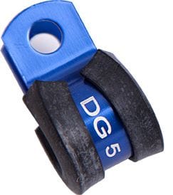 Aeroflow Cushioned P-Clamps 1-3/4" (44.5mm) I.D - Blue Finish (AF158-28)