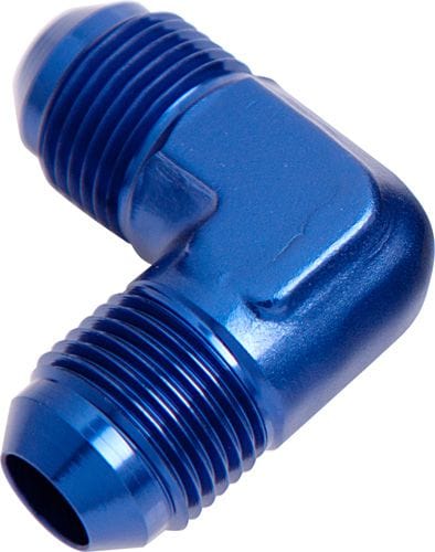 Aeroflow Performance Blue Finish Aeroflow 90° Male Flare Union -10AN AF821-10 SR