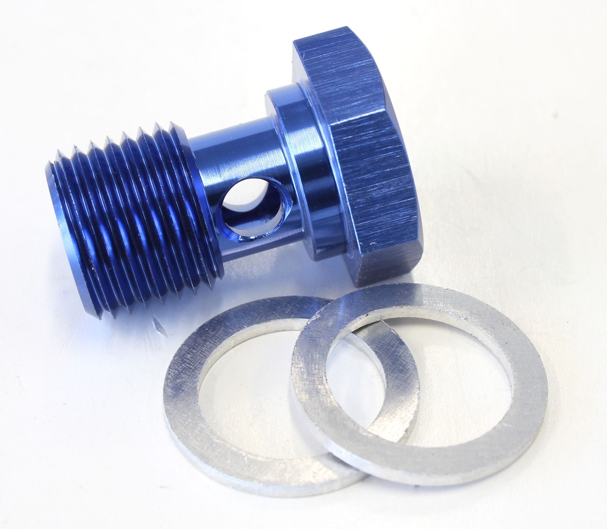 Aeroflow Performance Blue Finish Aeroflow Alloy Banjo Bolt M16 x 1.5 AF713-06 SR