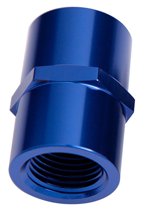 Aeroflow Performance Blue Finish Aeroflow NPT Female Coupler 1/8" AF910-02 SR