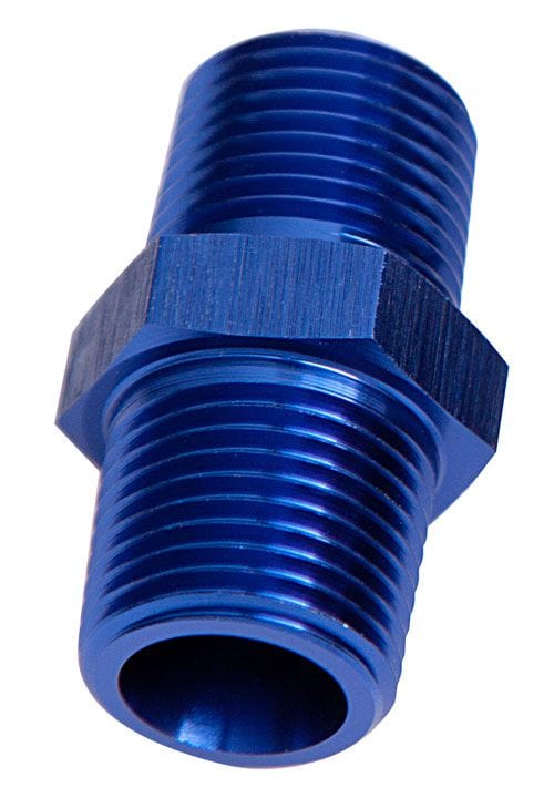 Aeroflow Performance Blue Finish Aeroflow NPT Male Coupler 1/2" AF911-08 SR
