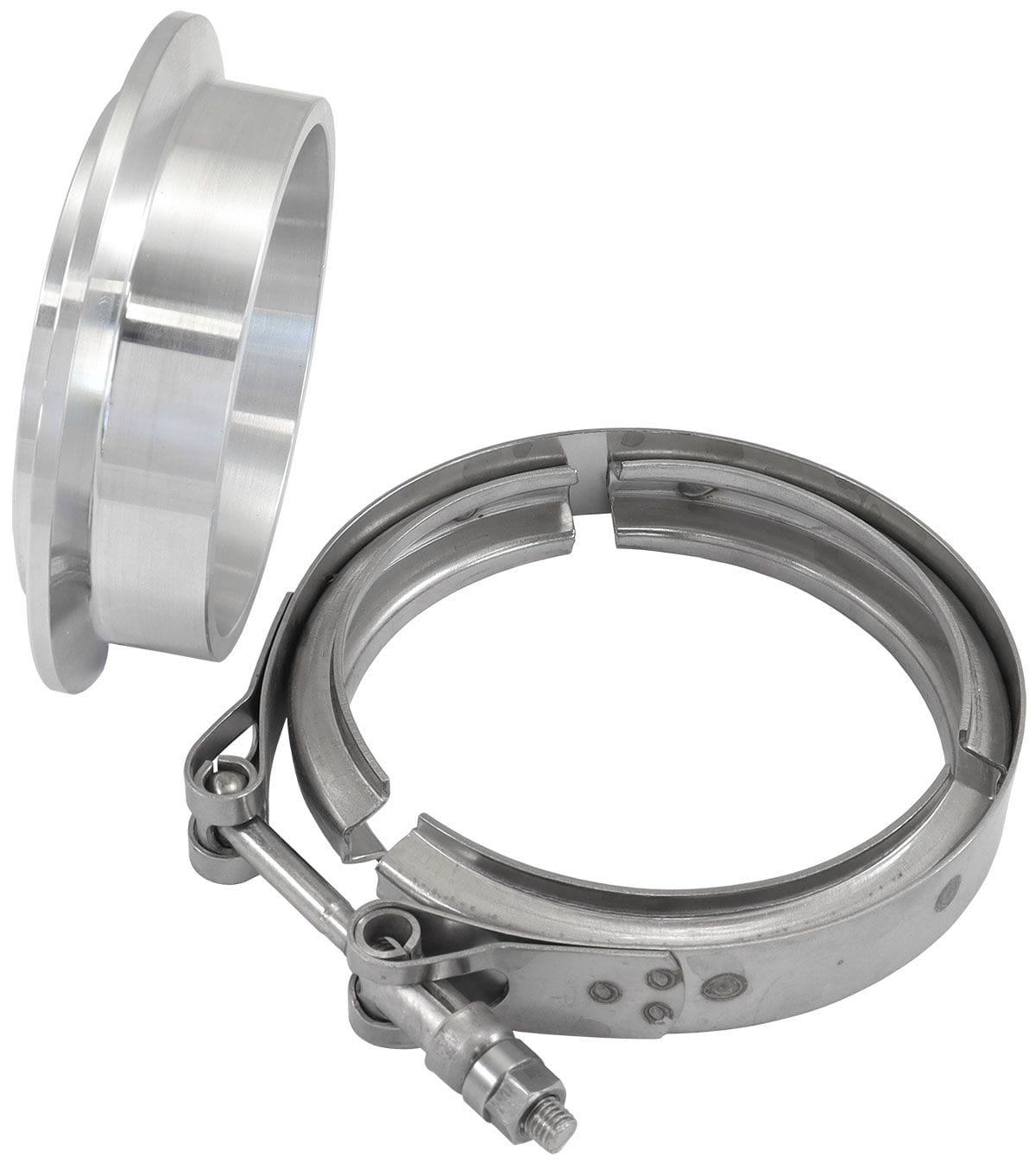 Aeroflow Performance Boosted Compressor Outlet 3.49" O.D Aluminum V-Band Kit Aeroflow Boosted Compressor Outlet 3.49" O.D Aluminum V-Band Kit AF8080-1031 SR
