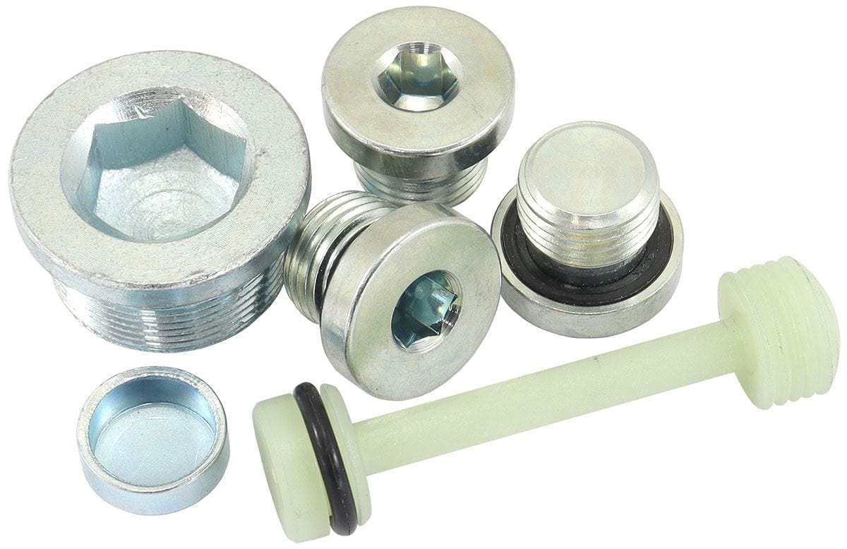 Aeroflow Performance Brass Material with Plastic Barbell Aeroflow GM LS Welsh Plug Kit AF3000-1005 SR