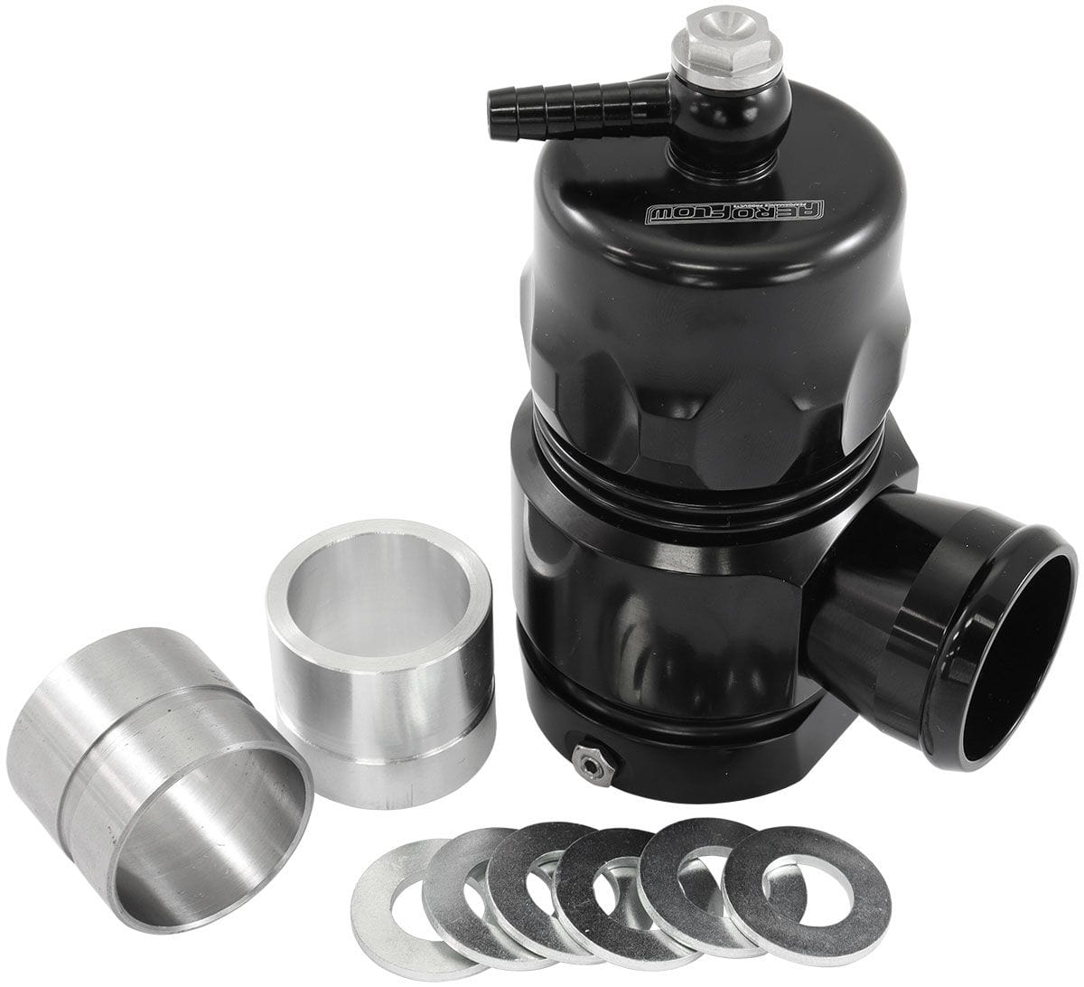 Aeroflow Performance Compact Blow Off Valve - Black Aeroflow Compact Blow Off Valve - Black AF64-5049BLK SR