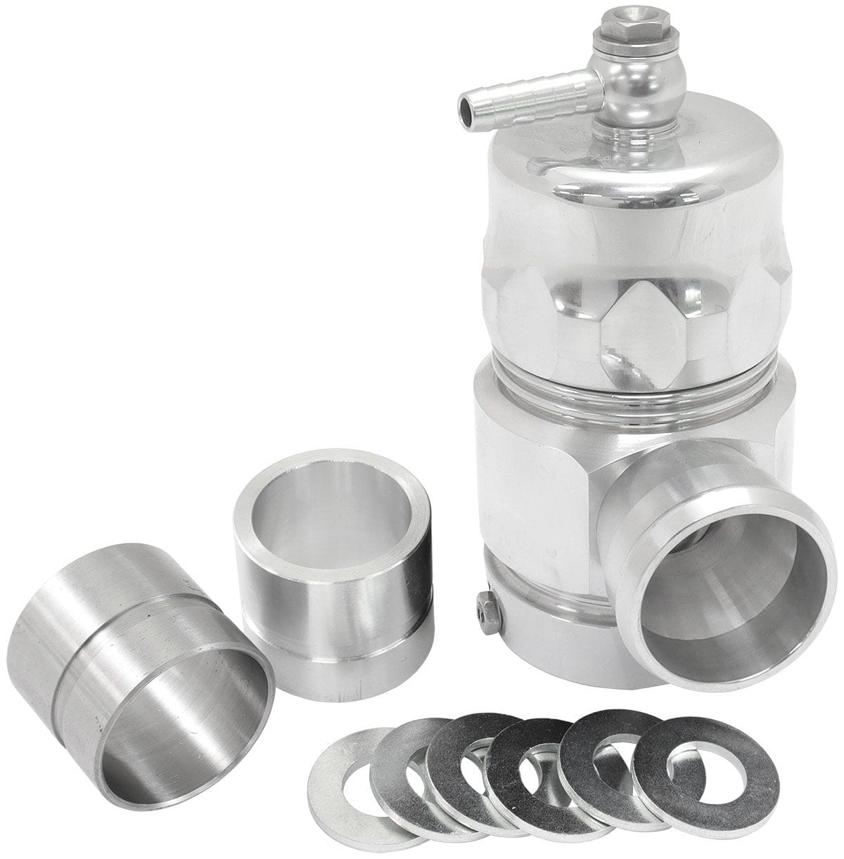 Aeroflow Performance Compact Blow Off Valve - Silver Aeroflow Compact Blow Off Valve - Silver AF64-5049 SR