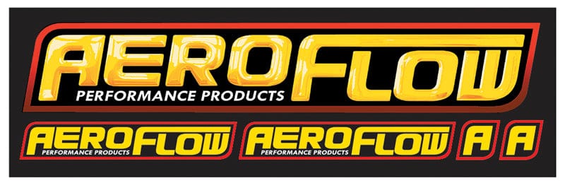 Aeroflow Performance Contains Large and Small Aeroflow Logo's AF99-2001 - AEROFLOW PROMO STICKER SHEET SR