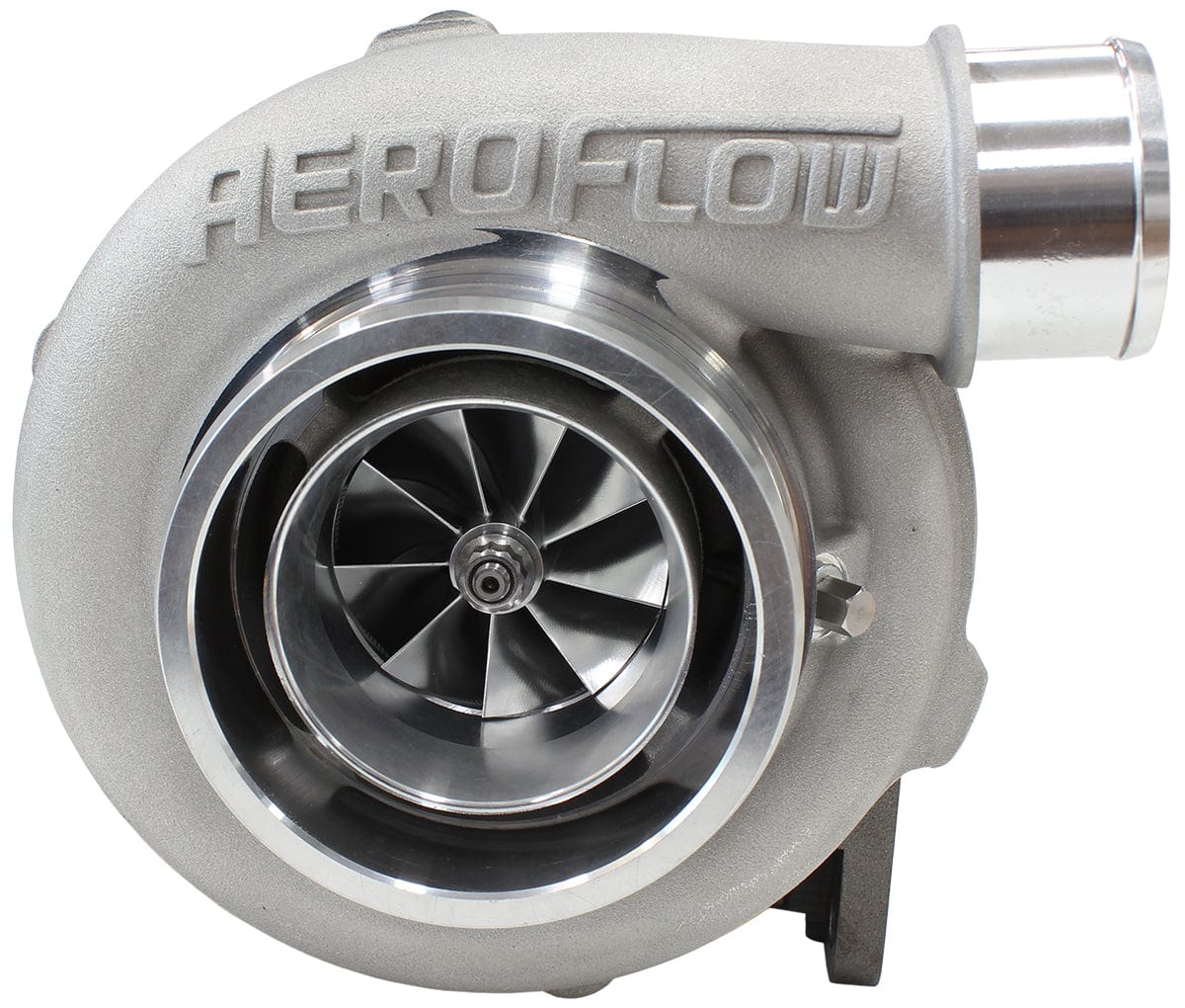 Aeroflow Performance External Wastegate, T3 Inlet Flange, V-Band Exhaust Flange Aeroflow BOOSTED 5862 1.06 Turbocharger 750HP, Natural Cast Finish AF8005-3012 SR