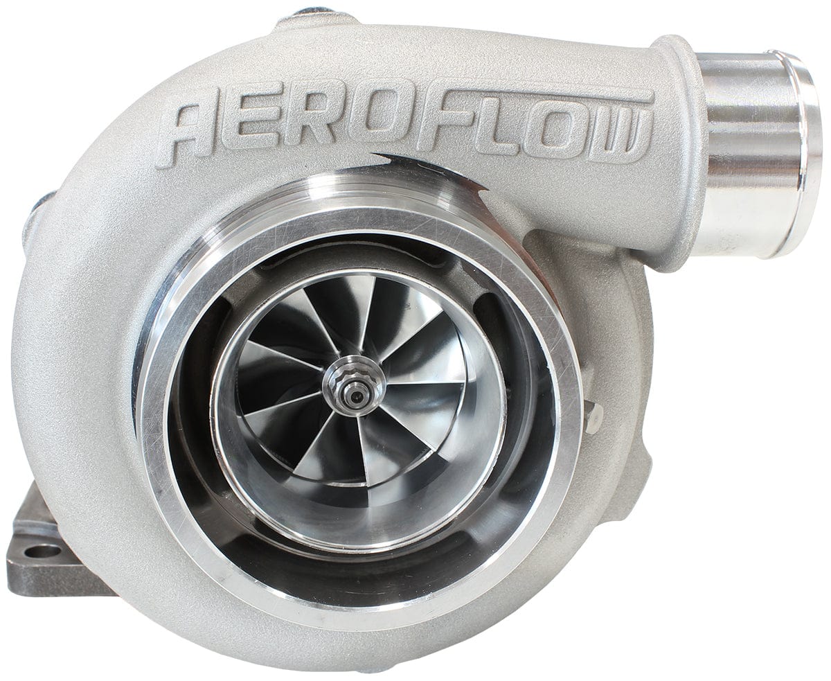 Aeroflow Performance External Wastegate, T3 Inlet Flange, V-Band Exhaust Flange Aeroflow BOOSTED 5862 .63 Turbocharger 750HP, Natural Cast Finish AF8005-3010 SR