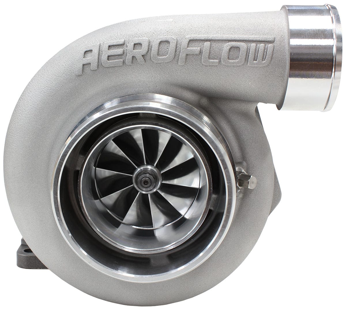 Aeroflow Performance External Wastegate, T3 Inlet Flange, V-Band Exhaust Flange Aeroflow BOOSTED 6662 .63 Turbocharger 900HP, Natural Cast Finish AF8005-3015 SR