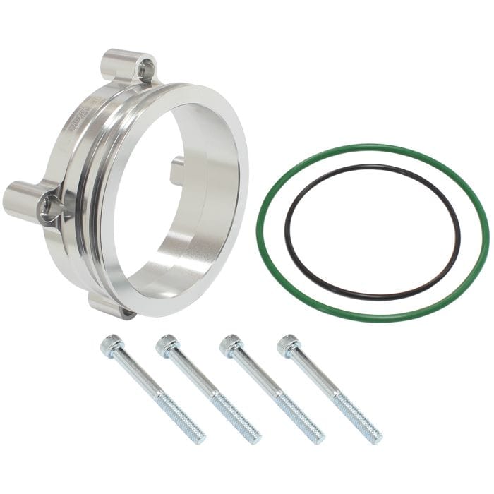 Aeroflow Performance Fabrication Bosch DBW Adapter, Silver Finish
suits 74mm Bosch DBW and 3" Intercooler Clamp SR