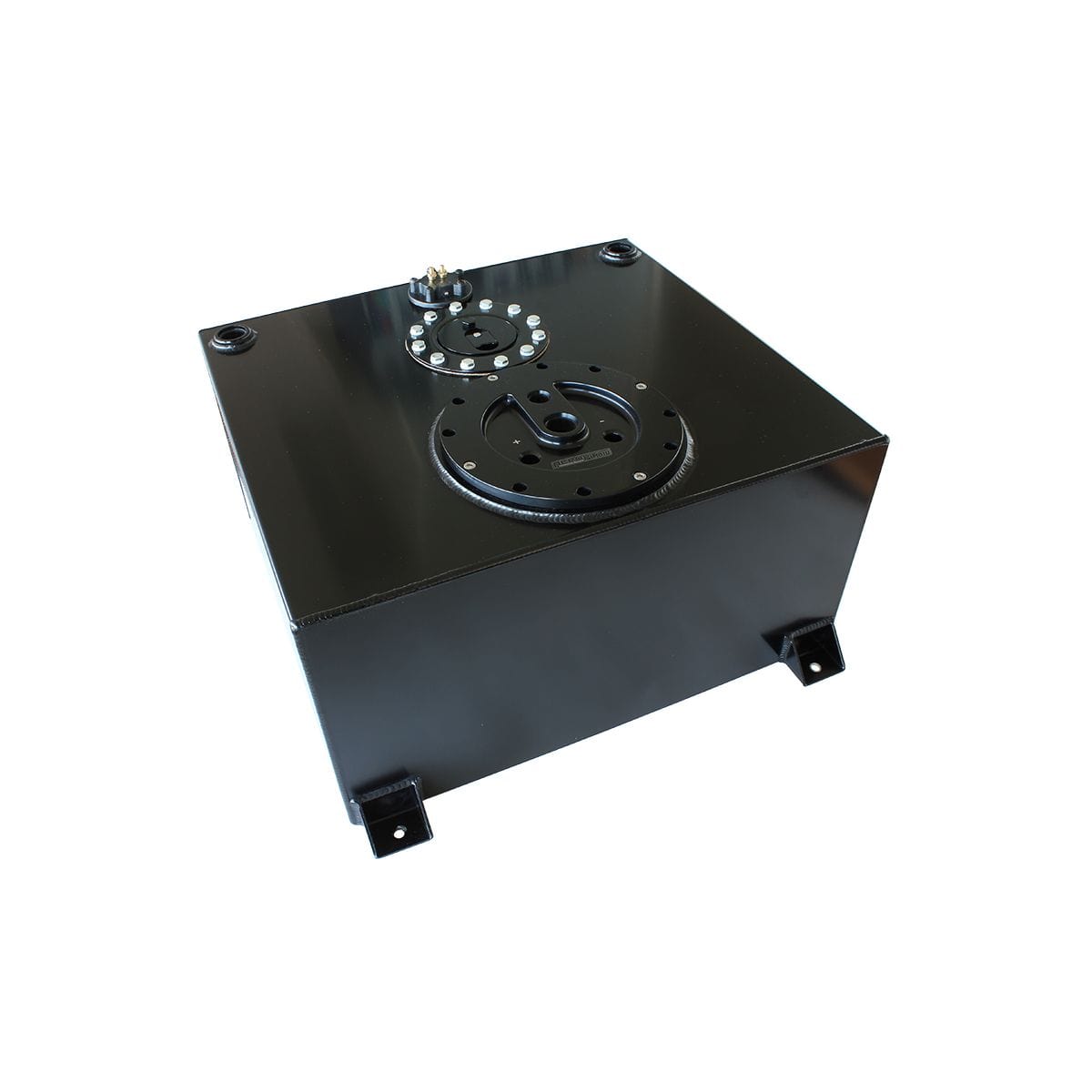 Aeroflow Performance Fuel Cells Aeroflow Aluminium 15 Gallon (57L) Fuel Cell Flat Bottom Triple 40mm Pump Hanger SR
