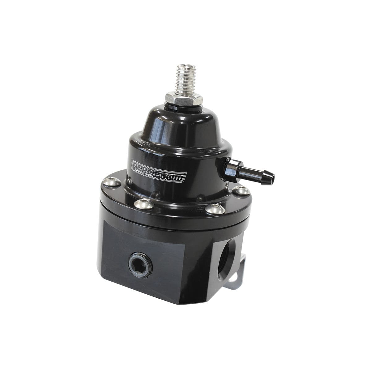 Aeroflow Performance Fuel Systems 2-Port 1200hp Billet Fuel Pressure Regulator 30-120psi Adjustable - AF66-2055 SR